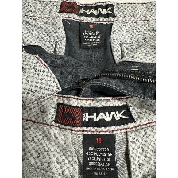 Tony Hawk Boys Board Shorts Sz 16 LOT of 2 skateboarding street wear - Picture 2 of 8